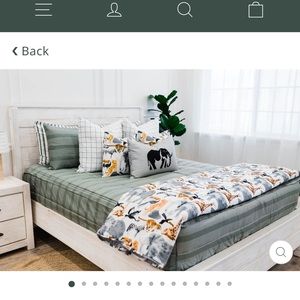 King size Beddy with pillow shams